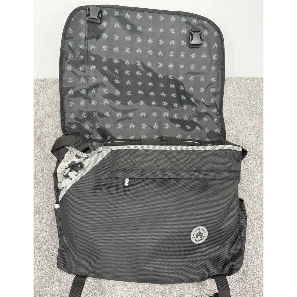 Mobile Edge Sumo Messenger Bag Gray Camo Black Ballistic Nylon 16